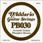 D'addario Pb030 Akustik Gitar Tek Teli - 30 Numara