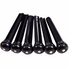 Raymond Joes Ms021B6 Akustik Gitar Pimi 6 Lı Set Siyah