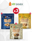 fit Yulafli Lavaş Ekmeği 300gr, Arpa Lavaş Ekmeği 300gr ve Chia Lavaş Ekmeği 300gr