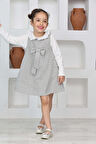 Kız Çocuk Şanel Kumaş 2'li Elbise (Elbise+Bady Bluz)12174