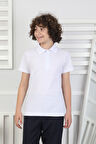 Erkek Çocuk %100 Pamuk Okul Tarz T-Shirt 5-17 Yaş  12272