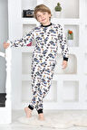 Erkek Çocuk Araba Baskılı Pijama Takımı 1-7 Yaş 12290