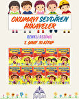 1. Sınıf Okumayı Sevdiren Renkli Resimli Hikayeler 6 - 10 Kitap