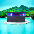 MAC-Nostalji- boş makyaj-çantası-genişlik-21-derinlik-11-Şık-Model-VİNTAGE