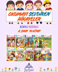 4.Sınıf Okumayı Sevdiren Renkli Resimli Hikayeler 4 - 10 Kitap