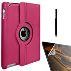 Smcase Apple iPad Mini 4 Kılıf 360 Dönebilen Koruma Kapaklı Standlı dn11  Nano  Kalem