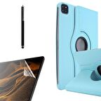 Smcase Apple iPad Air 10.9 2020 4.Nesil Kılıf 360 Dönebilen Koruma Kapaklı Standlı dn22  Nano  Kalem