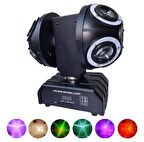 DJ PRO ÇİFT BAŞLI 8X10 WATT 360' MOVİNG HEAD RGB ROBOT IŞIK