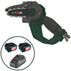 Klpro KLBZT18B-50 18V/5Ah. Çift Akülü Kömürsüz 179mm Zincirli Testere