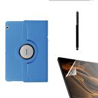 Smcase Huawei T3 10 inç Kılıf 360 Dönebilen Koruma Kapaklı Standlı dn22  Nano  Kalem