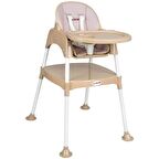 Babydoor Bambu Çok Amaçlı Mama Sandalyesi Bej 