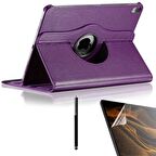 Smcase Apple iPad Pro 12.9 2018 3.Nesil Kılıf 360 Dönebilen Koruma Kapaklı Standlı dn33  Nano  Kalem