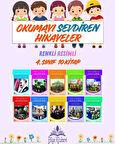 4.Sınıf Okumayı Sevdiren Renkli Resimli Hikayeler 3 - 10 Kitap