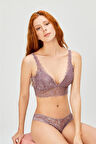 Kadın Perfero Desteksiz Dantelli Sütyen Külot Takım