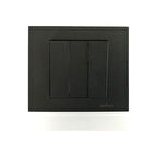 Ovivo Grano Siyah 3 Lü Anahtar