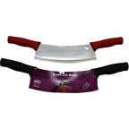 25lik Çift Saplı Kıyma Zırh Bıçak Satır Plastik Saplı (4915)