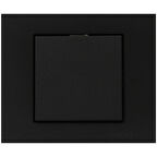 5 Adet Ovivo Grano Siyah Tekli Anahtar Çerçeve Dahil 5'li