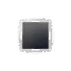 5 Adet Ovivo Grano Siyah Tekli Anahtar Çerçevesiz