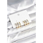 Kaburga Model Kutup Yıldızı Detaylı Gold Renk Kadın Küpe