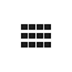 Seldur Grano Siyah Anahtar 12 Adet Çerçeve