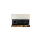 Ovivo Grano Siyah 3 Lü Set Topraklı Priz Numeris Uydu 3'lü Çerçeve