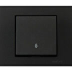 9 Adet Ovivo Grano Siyah Vavien Anahtar Çerçeve Dahil 9'lu