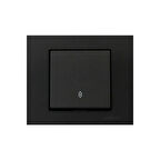 5 Adet Ovivo Grano Siyah Vavien Anahtar Çerçeve Dahil