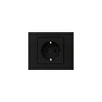 Ovivo Grano Siyah Topraklı Priz