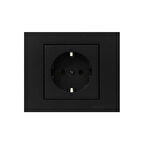 Grano Siyah Topraklı Priz