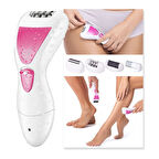 4 In 1 Su Geçirmez Epilasyon Aleti Epilatör Cihazı Tüy Alma Makinesi Topuk Törpüsü (4915)