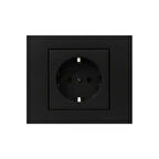 Grano Siyah Topraklı Priz