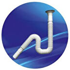 Dar Ağız  Paslanmaz Körüklü Sifon (4915)