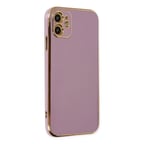 Apple iPhone 12 Kılıf Volet Silikon - Mor