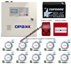 10 DEDEKTÖRLÜ KABLOSUZ YANGIN ALARM SETİ