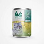 Leos Ton Balıklı Parça Etli Soslu Kedi Konservesi 12x400 Gr 