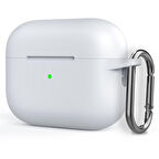 Smcase Apple Airpods Pro Uyumlu 2 Kılıf Mat Kancalı Silikon İp SF16