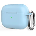 Smcase Apple Airpods Pro Uyumlu 2 Kılıf Mat Kancalı Silikon İp SF16