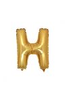 Gold Folyo Balon H Harfi 100 Cm.