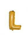 Gold Folyo Balon L Harfi 100 Cm.