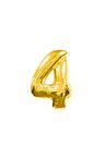 Gold Folyo Balon 4 Rakamı 100 Cm.