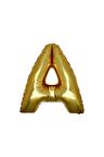 Gold Folyo Balon A Harfi 40 Cm.
