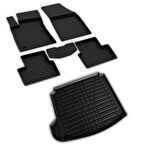 Renault Megane 4 Sedan Ferrous 4D Paspas  ve Sol Kulaklı 3D Bagaj Havuzu 2016 ve Üstü