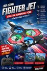 Led Işıklı Oyuncak Drone Fighter Jet Tasarımlı Uzaktan Kumandalı Uçak