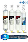 Yeni Seri İnline Kapalı Kasa Su Arıtma Cihazı Uyumlu 4 Aşama Tatlandırıcılı Filtre Bakım Seti