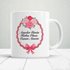 Anneler Günün Kutlu Olsun Canım Annem Yazılı Hediyelik Kupa