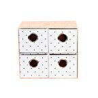 Ancor Unique 4 Çekmeceli Boş Karton Kutu 110562