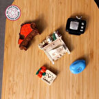 Uretti - Pınar 2572 - 4593 El Yapımı 5'li Tematik Minyatür Eşyalar Magnet