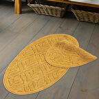 Palmiye Oval Pamuklu 2 Li Paspas Eskitme