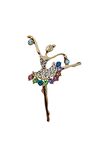 Balerin Taşlı Broş ve Yaka İğnesi