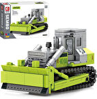 Sembo Block Zoomlion Lisanslı Mini Buldozer 280 Parça Yapı Blokları LEGO ile Uyumlu (705102)